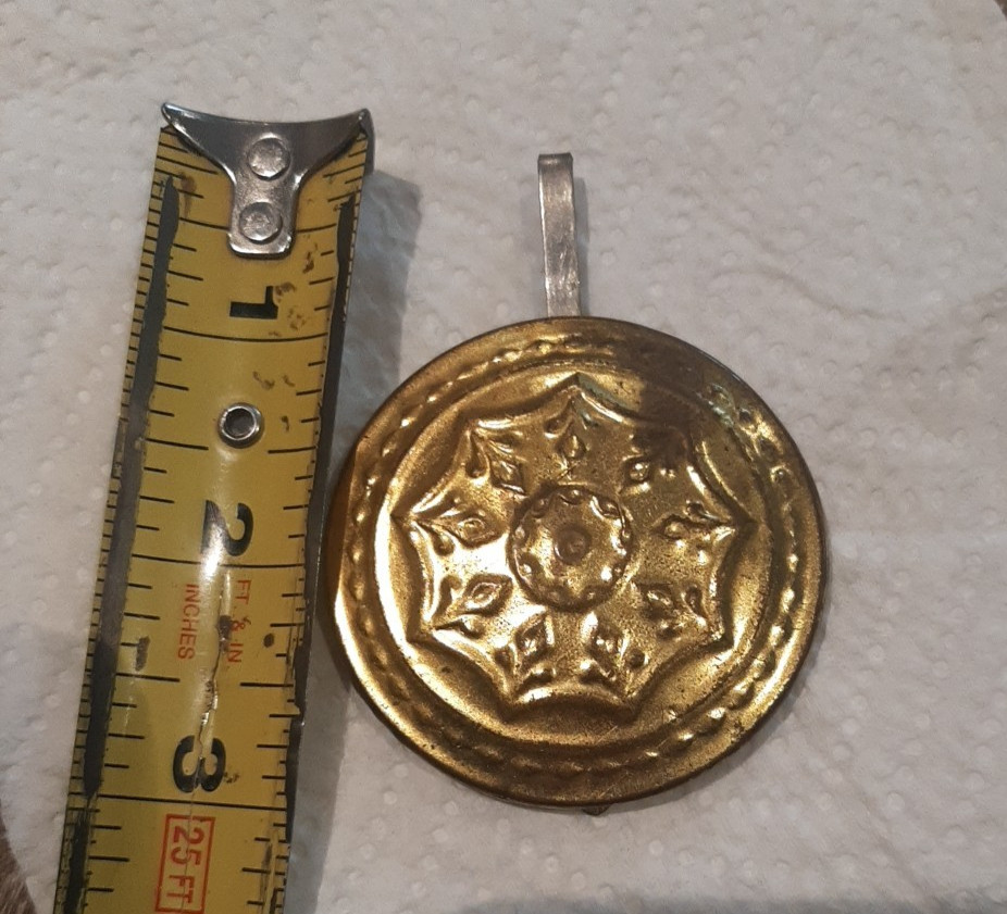 Vintage Antique Brass Weighted Clock Pendulum