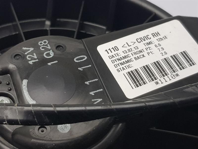 2013 HONDA CIVIC HEATER BLOWER MOTOR