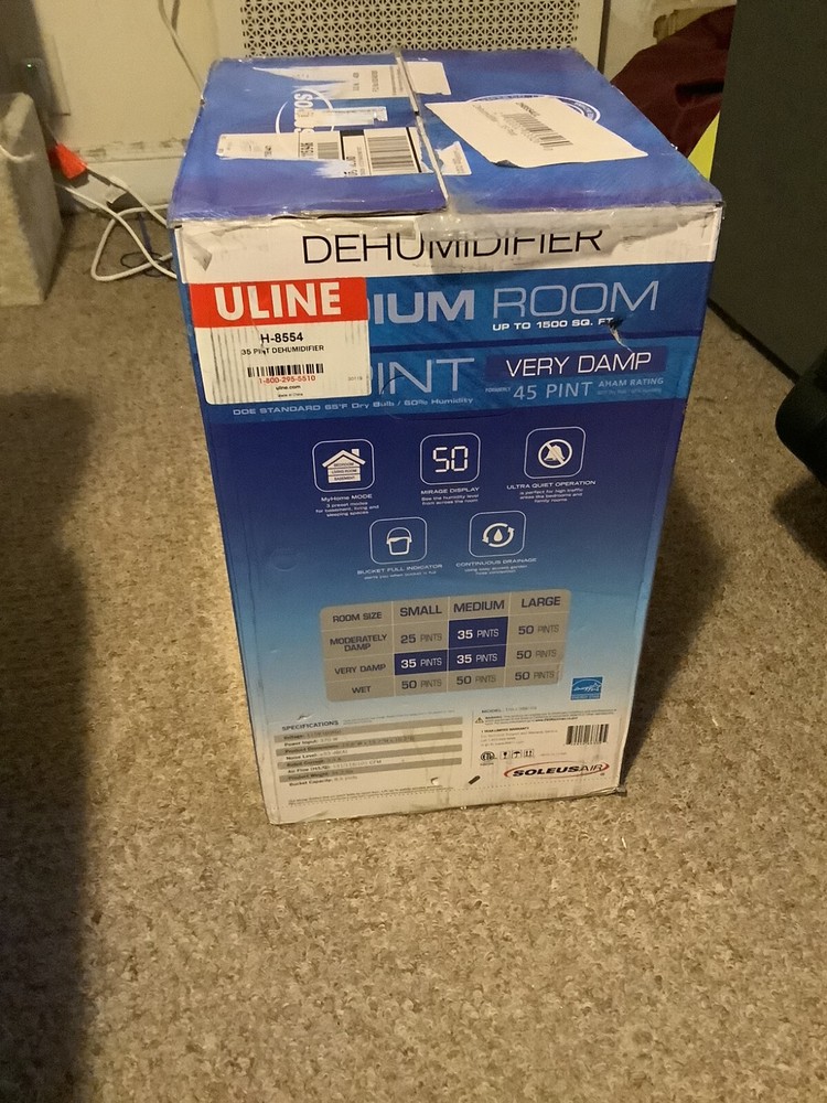 35 Pints Soleus Air for Medium sized room