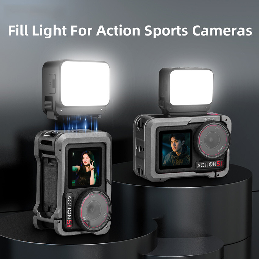 Magnetic Quick Release Refill Light for DJI Action 5/Action 4