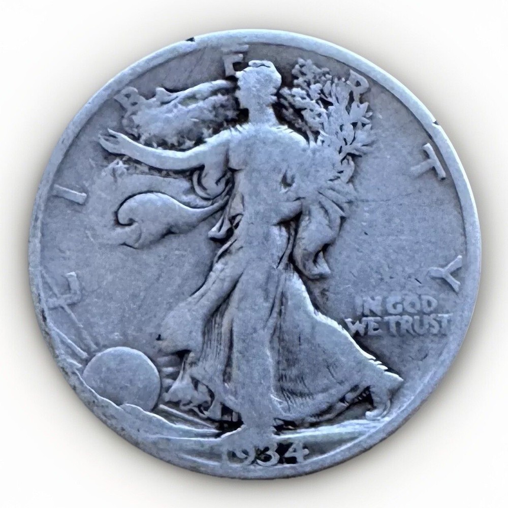 1934-S Walking Liberty Half Dollar, Great Condition