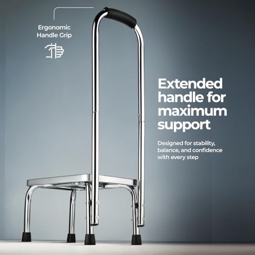 Step Stool with Handle for Adults Step stools with Handle for Elderly for Bed