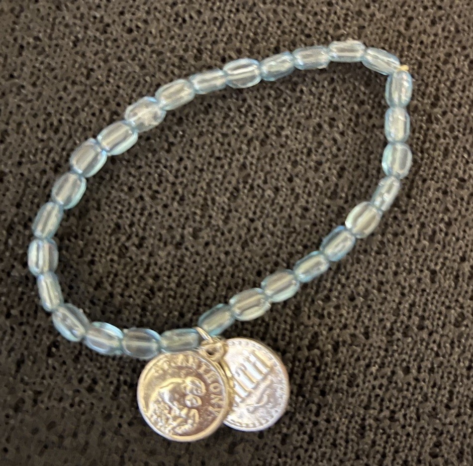 St Anthony Bead Bracelet