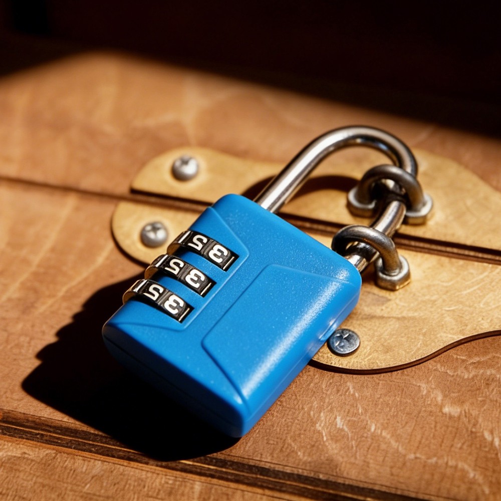 2pcs Resettable 3 Digit Plastic Combination Padlock, Green (60 x 32mm)