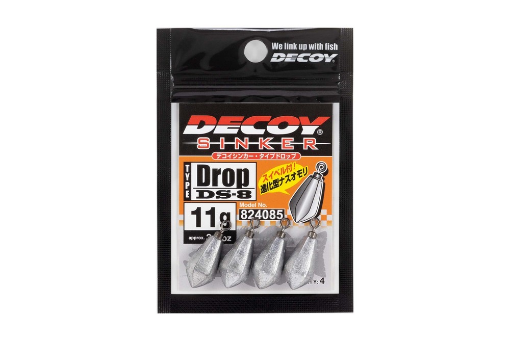 * DECOY Sinker Type Drop DS-8 Size variation