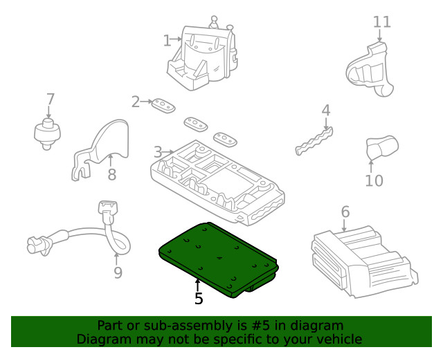 Genuine GM Ignition Module Bracket 10476155