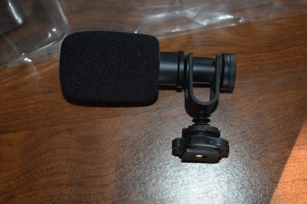 Mini Cardioid Micro Directional Black Shotgun Microphone For Smartphone/Camera 