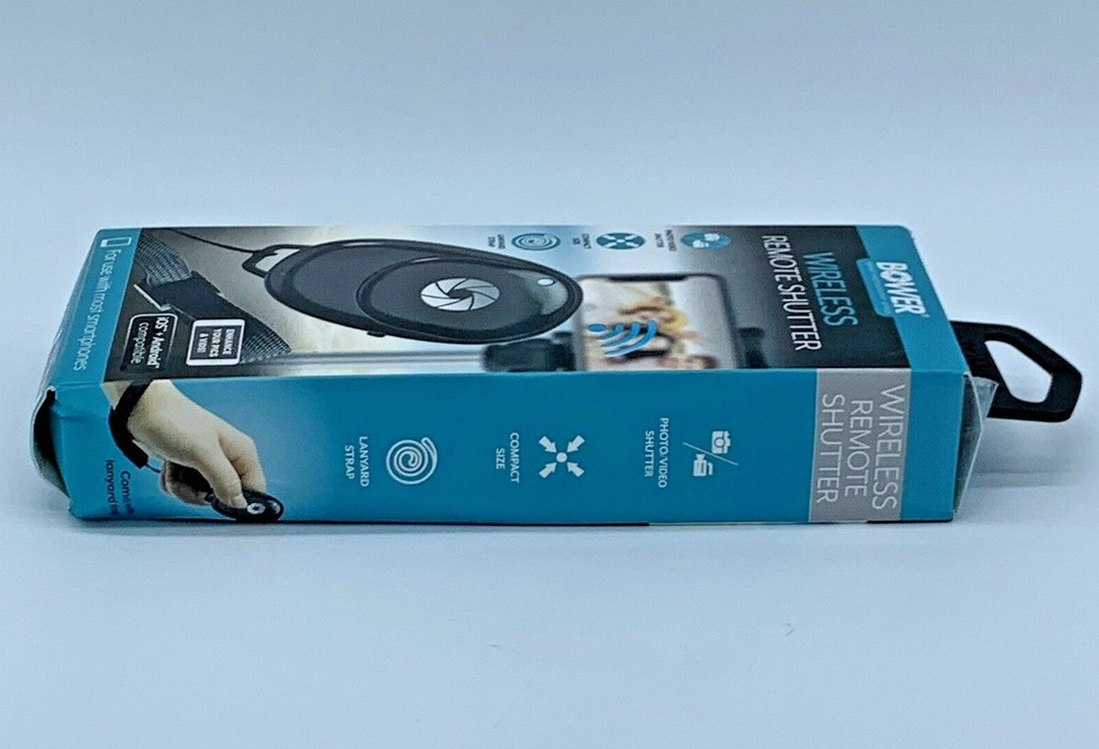 Bower Smart Photography Wireless Remote Shutter iOS, Android, Smartphone