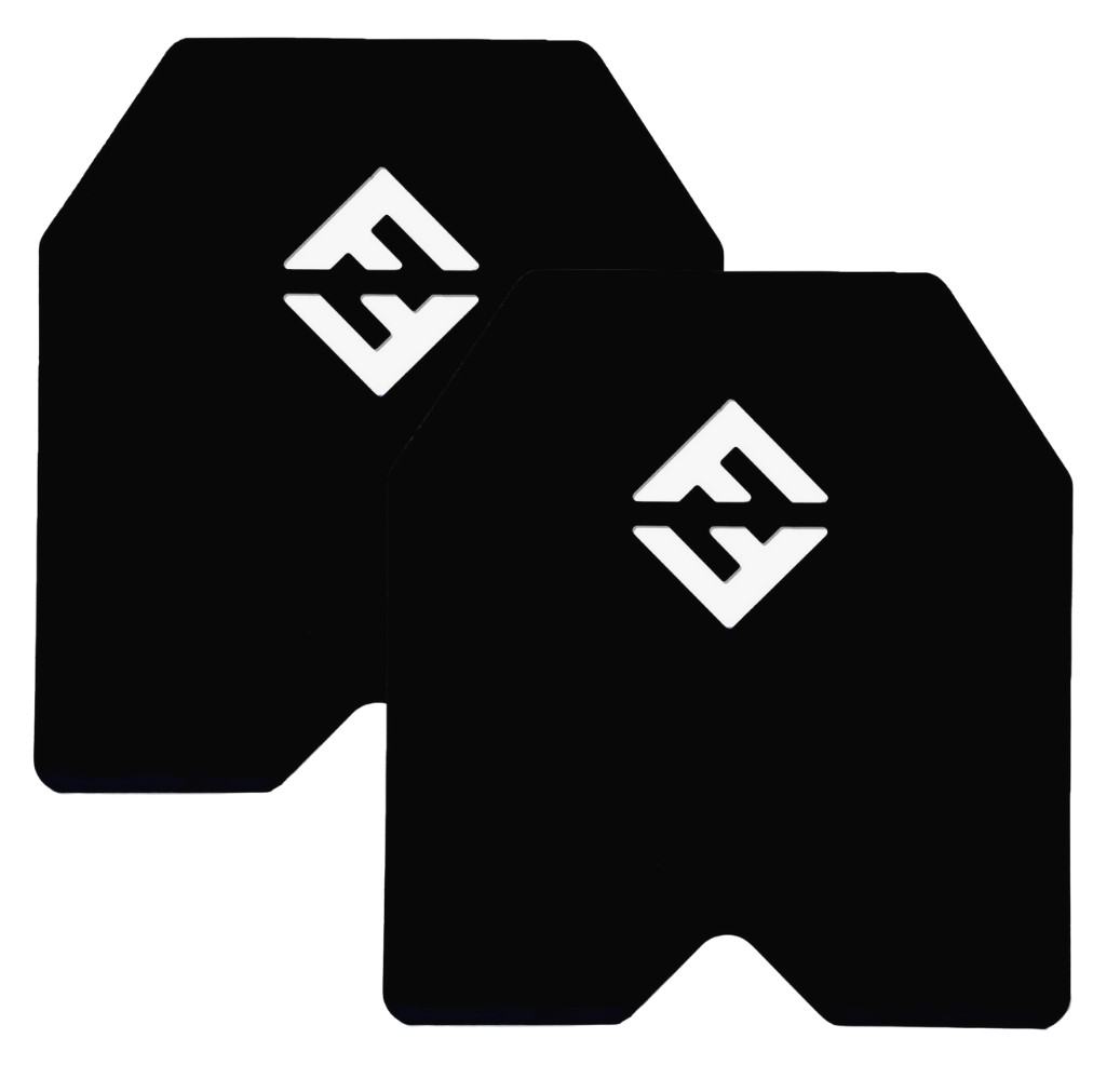 30 LB Weighted Vest Plates Set – 2x13.75 LB Steel Inserts for Rucking /Crossfit