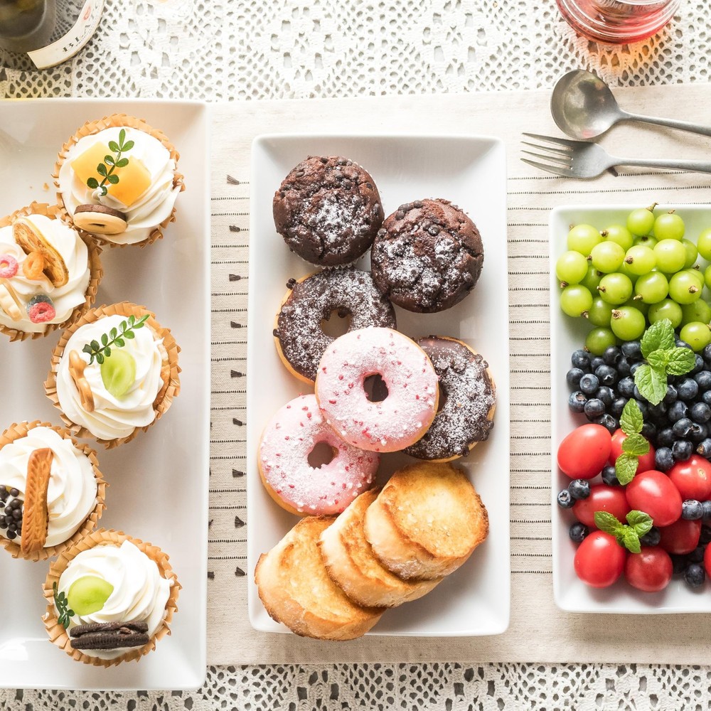 YHOSSEUN Porcelain Serving Platters Rectangular Trays White Serving Platters ...