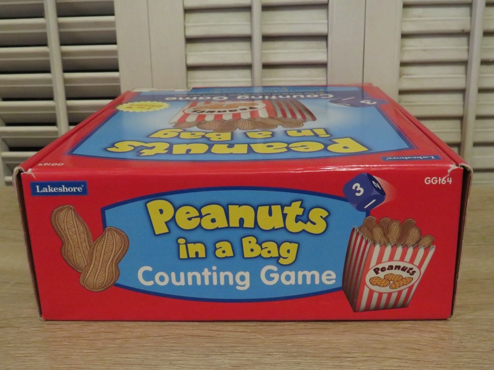 Lakeshore PEANUTS IN A BAG Counting Game ~ Math ~ Educational ~ Fun