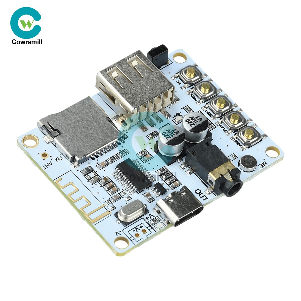 Bluetooth 5.4 Audio Receiver Board mp3 Lossless Decoder Decoding Module Type C