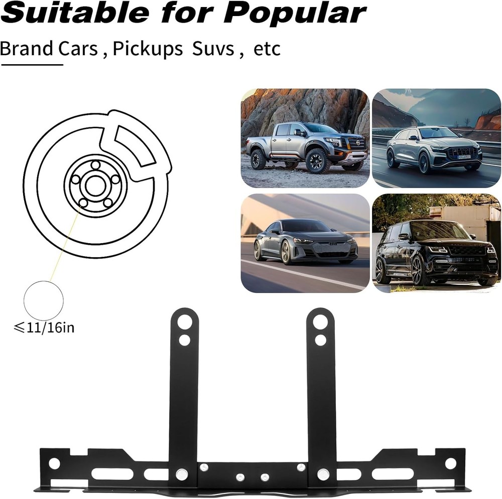 Professional Wheel Alignment Tool Kit 2Pcs, Heavy-Duty Toe Gauge with Extension