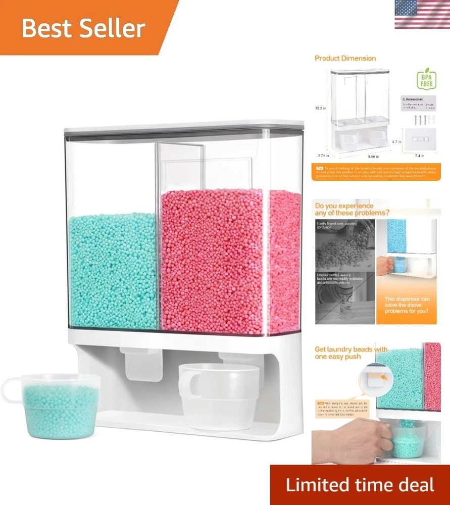 3000 ml Laundry Beads Dispenser - Prevents Clutter & Enhances Organization