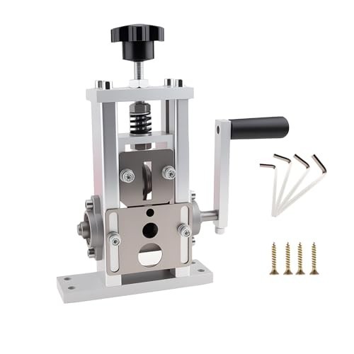 Wire Stripper Machine - Drill-Powered Copper Wire Peeler for 0.06"-1" Cable Recy
