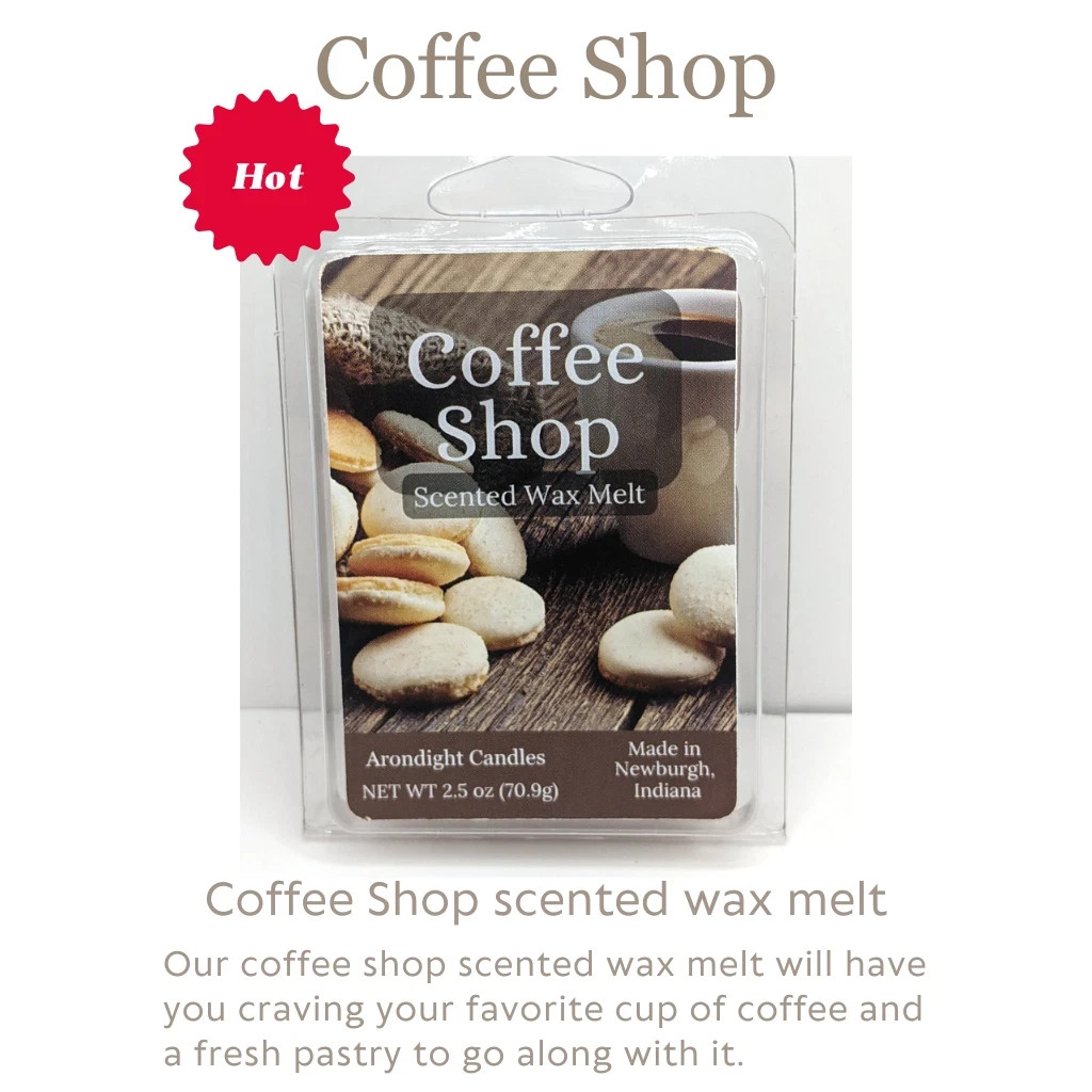 Lot of 3 Coffee Scented Wax Melts 100% Soy Wax Tarts Home Fragrance Coffee Shop