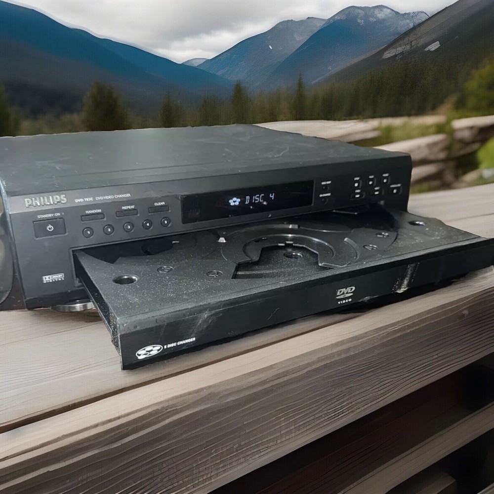 Phillips Dvd Cd 782c 5 Disc Changer Tested Working Great! No Remote