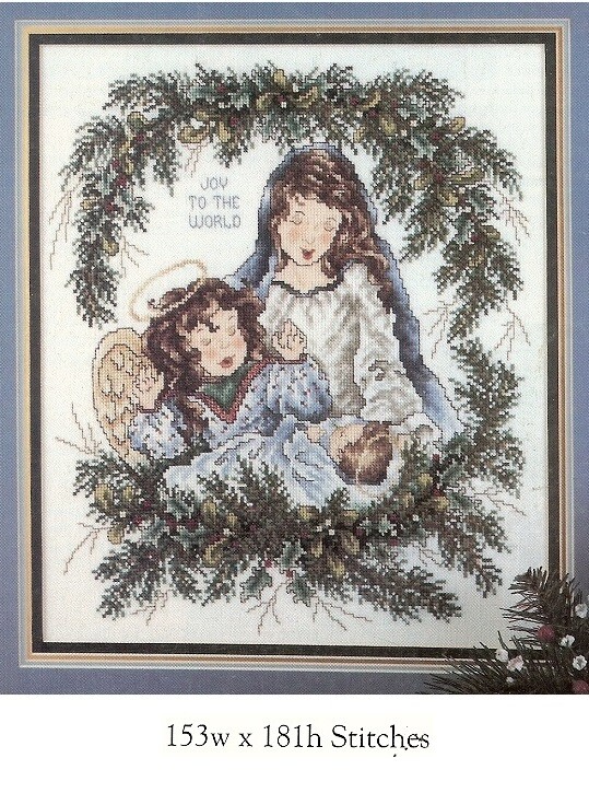 PORTRAIT OF JOY   CROSS STITCH PATTERN ONLY