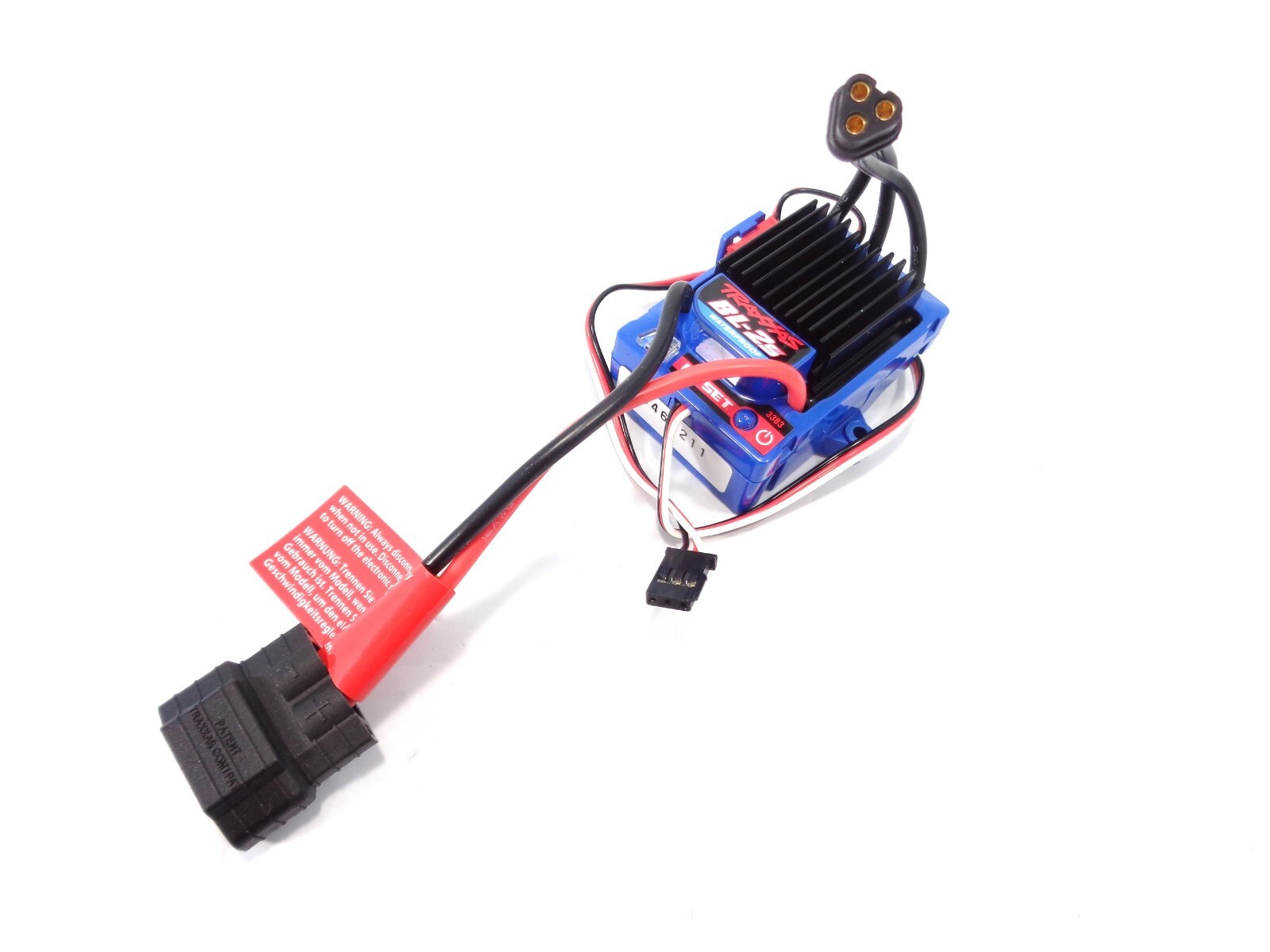 Traxxas BL-2s Waterproof 3300 Brushless Motor and ESC Slash Rustler Stampede
