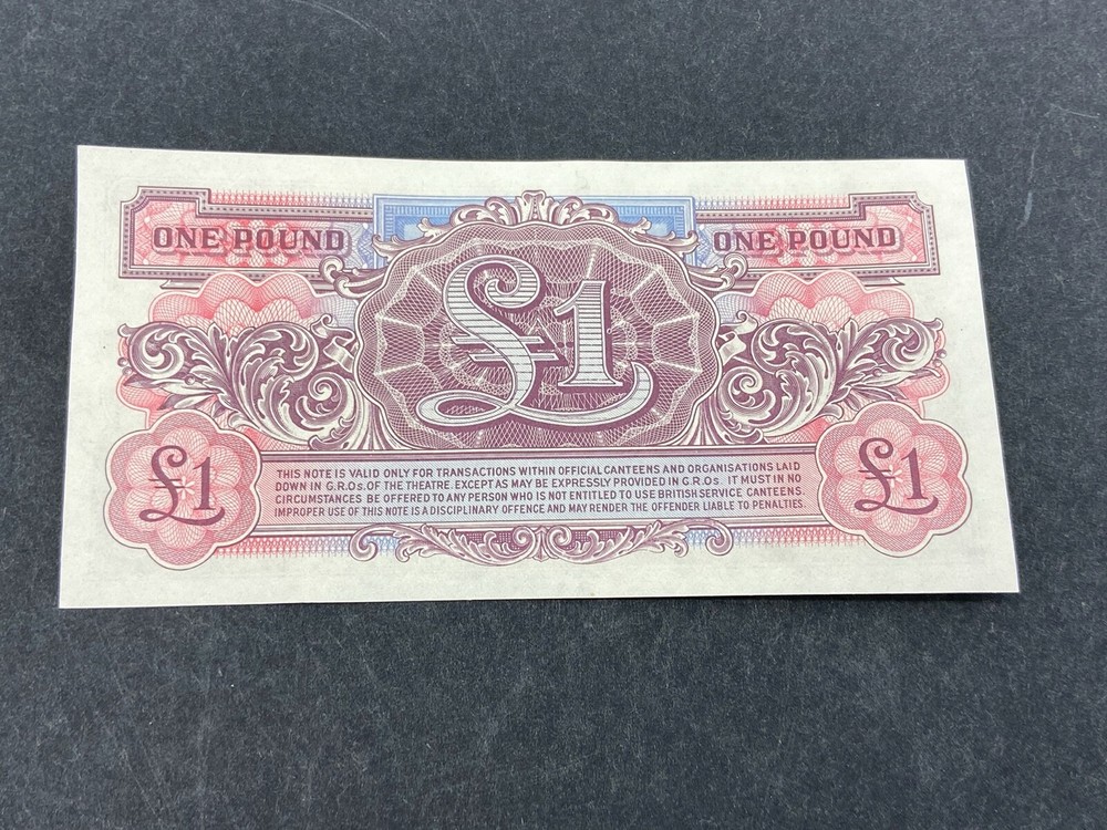 British Armed Forces One Pound Note