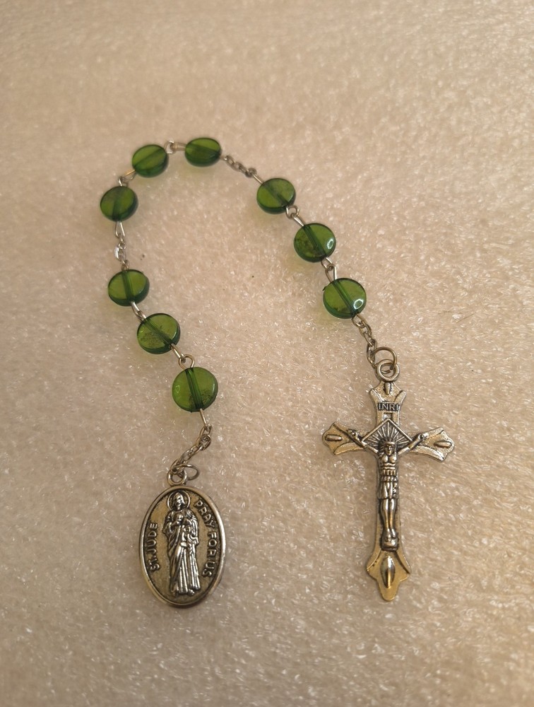 St Camillus de Lellis Single Decade Rosary - Patron of Nurses Doctors & the Sick