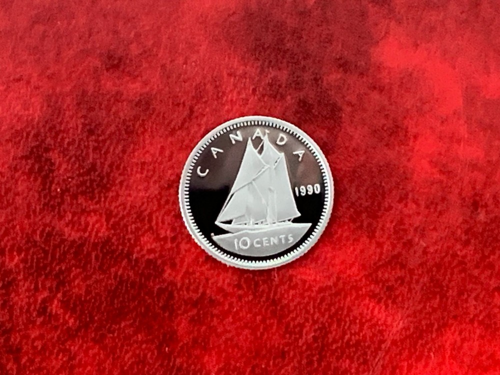 Canada 10 Cent 1990 Proof Coin-Uncirculated