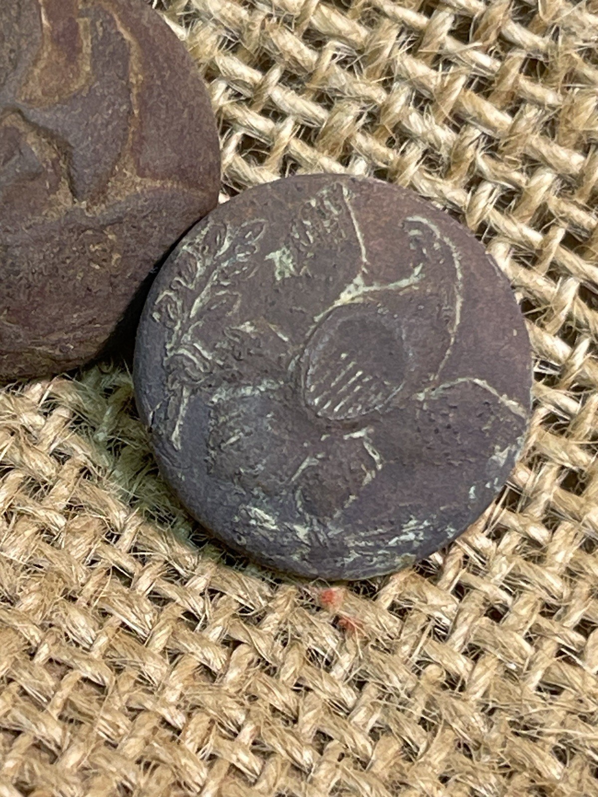 Three Dug Civil War General Service Eagle Coat Buttons Dug At Pickett’s Mill Ga