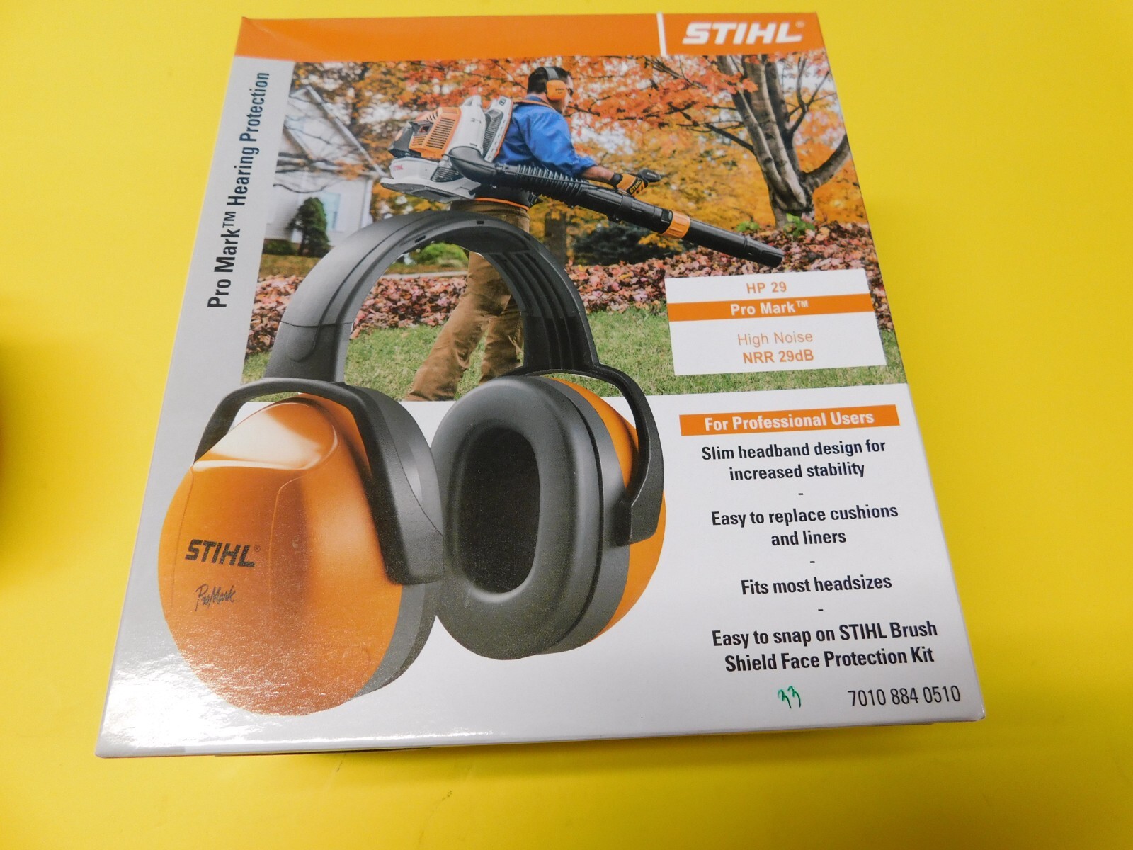 GENUINE STIHL PRO MARK HEARING PROTECTION HP 29 NRR 29DB # 7010 884 0510