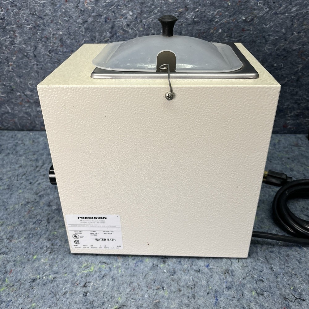 (2) Precision Scientific Model 280 & 180 Microprocessor Heated Water Bath 0.7gl
