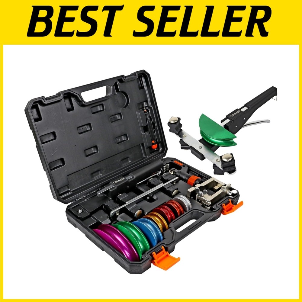 Versatile Pipe Tube Bender Set for HVAC and Hydraulic Work-