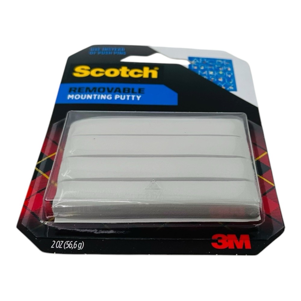 2 Packs Scotch Removable Mounting Putty 2 oz