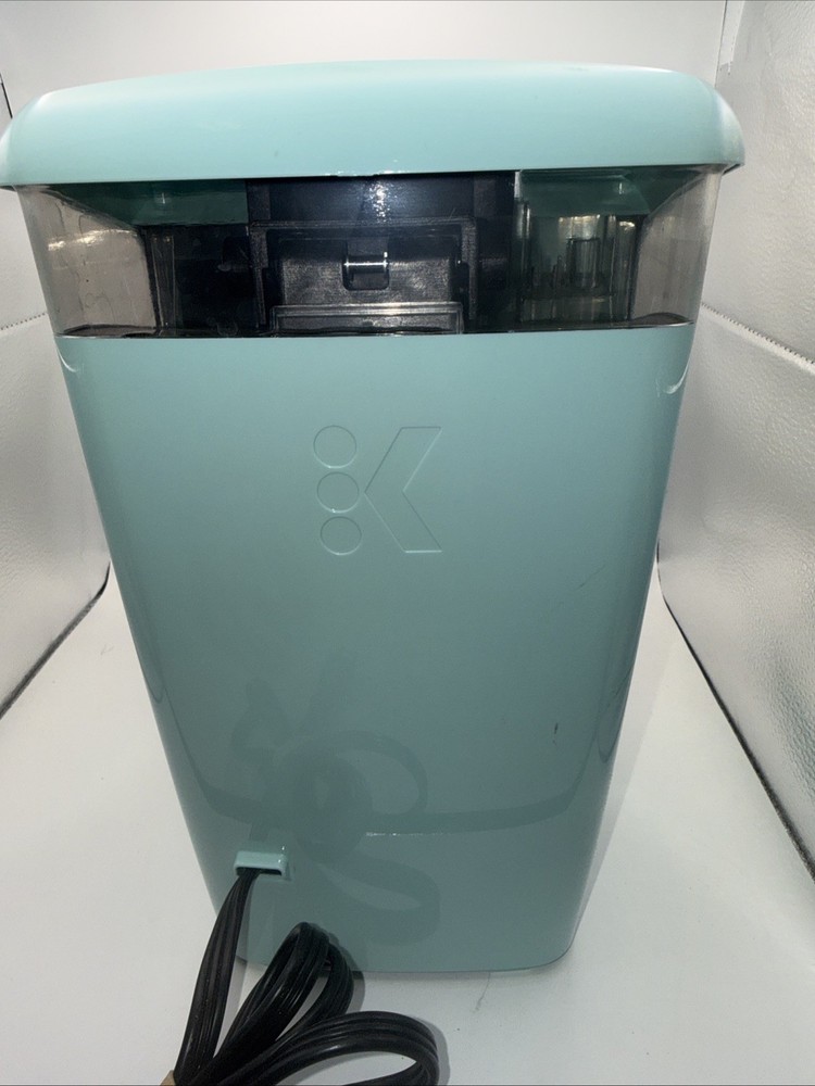 Keurig Coffee Maker Model K10 Aqua Color Single Cup TESTED