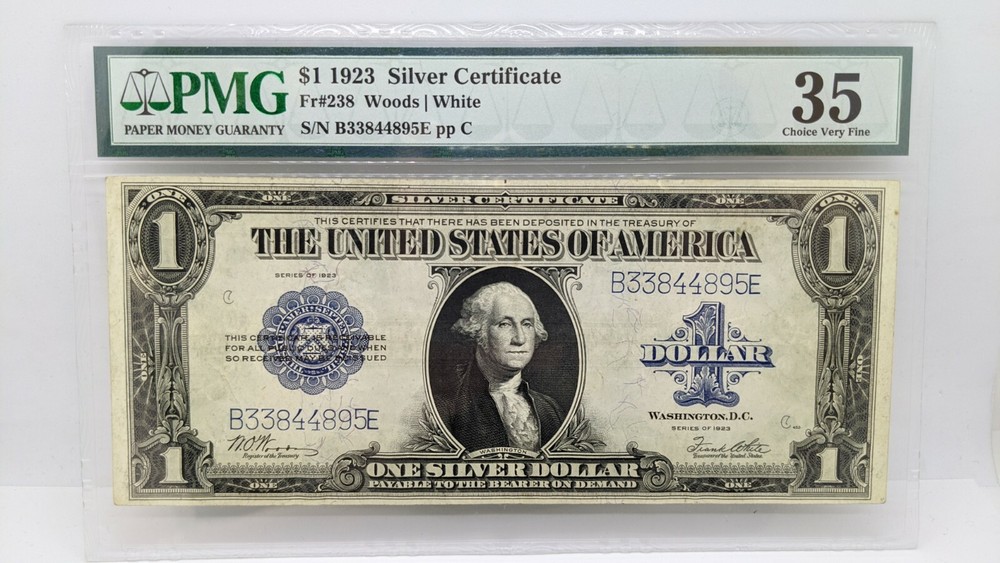 1923 $1 Silver Certificate - PMG 35 - Fr#238 - Large Size Note