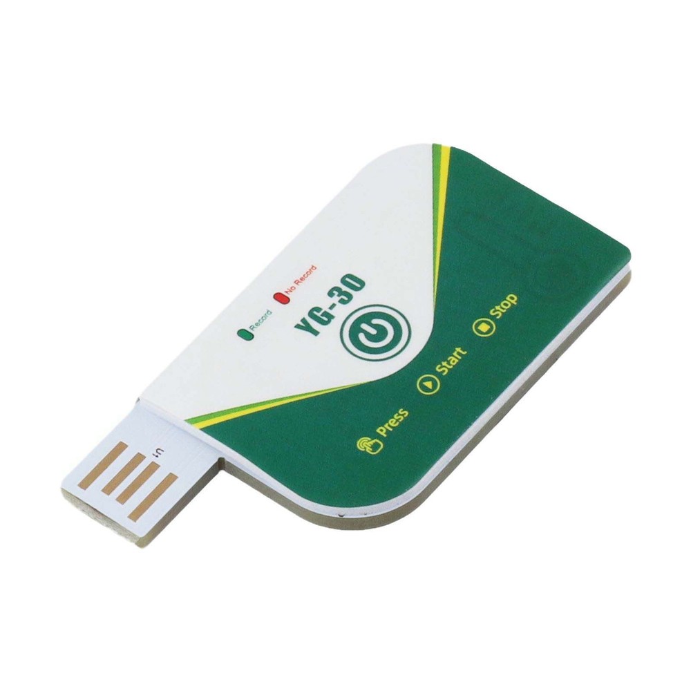 USB Data Logger Temperature IP67 Waterproof 180 Days Alarm Notification