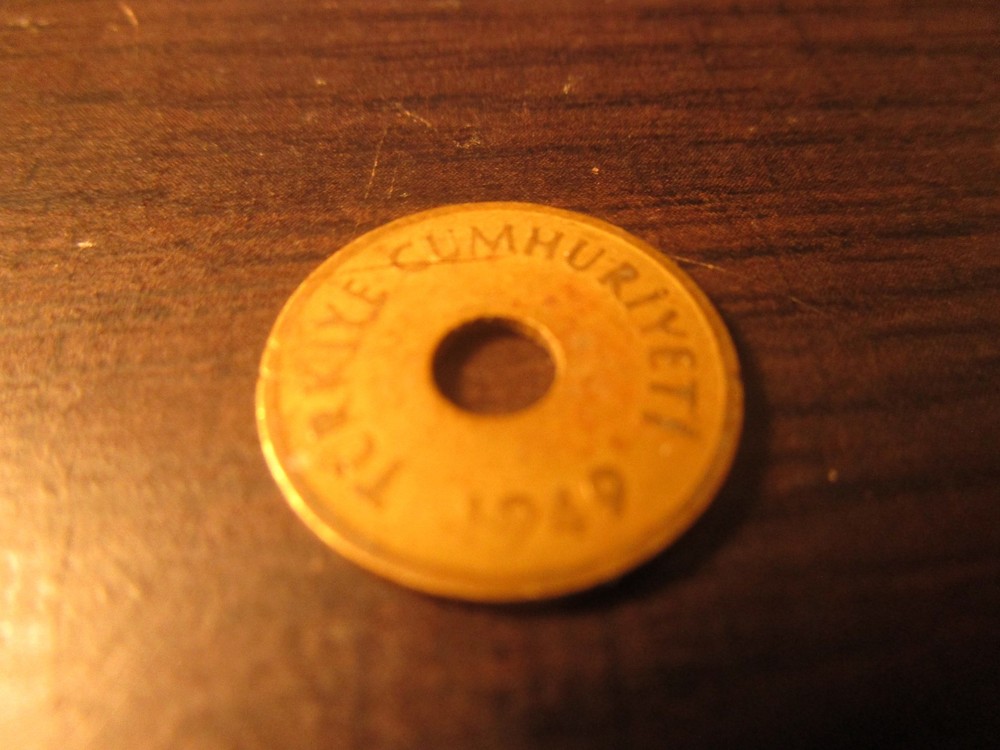 1949 Turkey 1 Kurus
