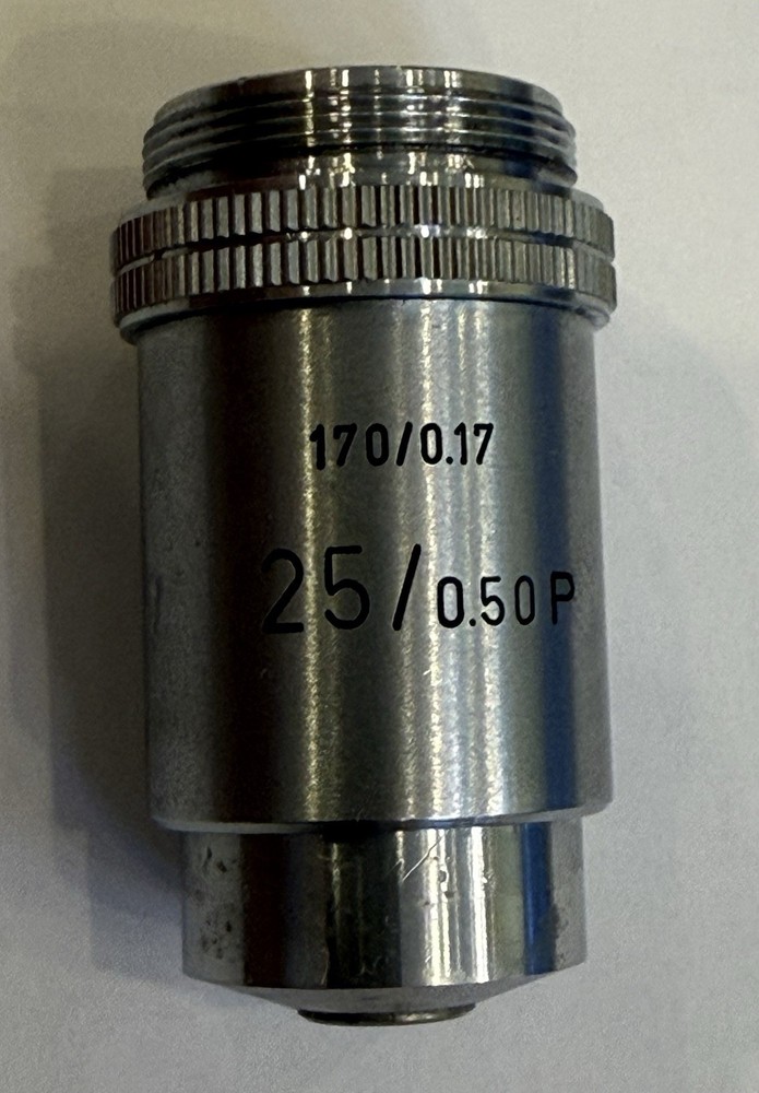 Leitz Wetzlar Germany Microscope Pol 25X 25/0.5 170/- Microscope Objective FAST