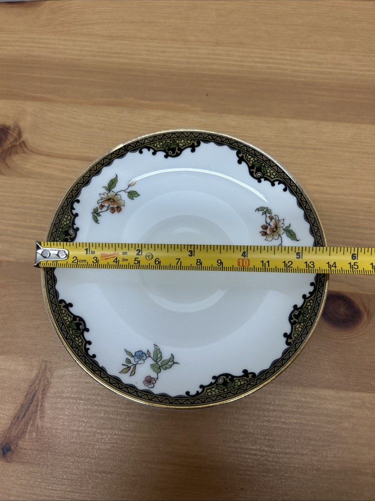 Noritake Navarre Flat Cup And Saucers