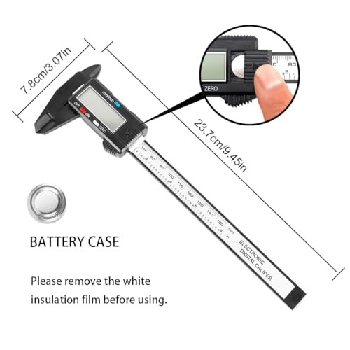 Digital Calipers-150mm/ 6” Electronic Micrometer Caliper Measuring Tool with