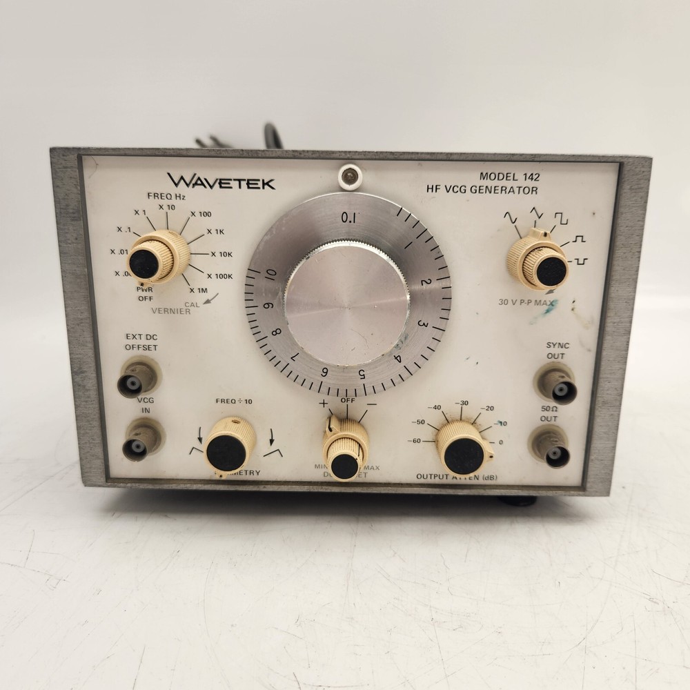 Wavetek Model 142 HF VCG Generator | Pre-Owned, Untested