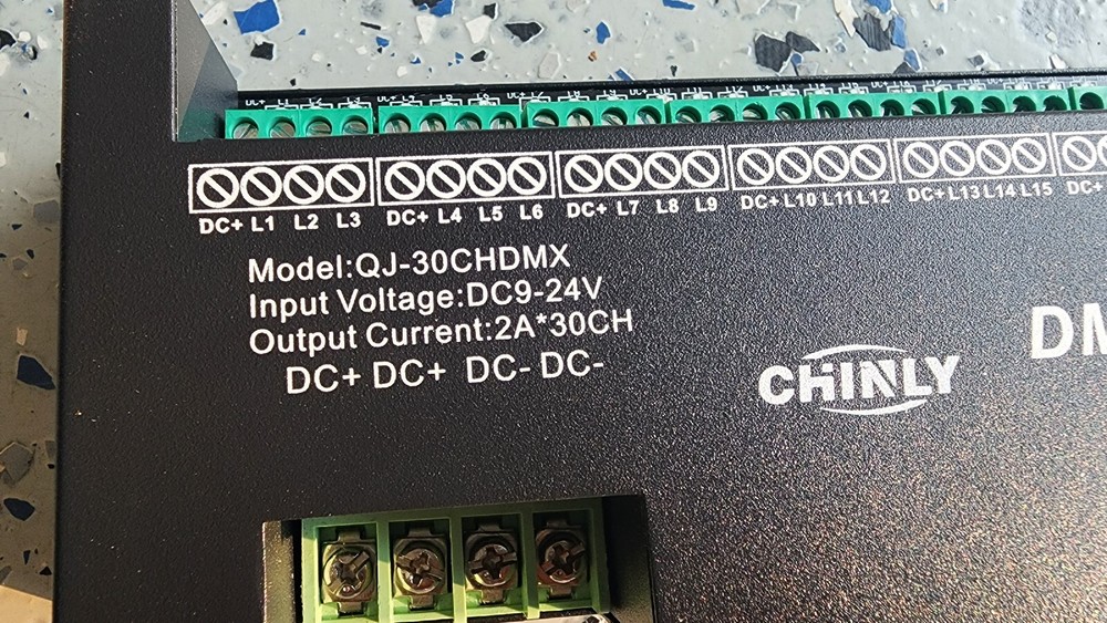 AMKI DMX 512 LED Decoder Controller for RGB Tape Strip Light Dimmer Driver