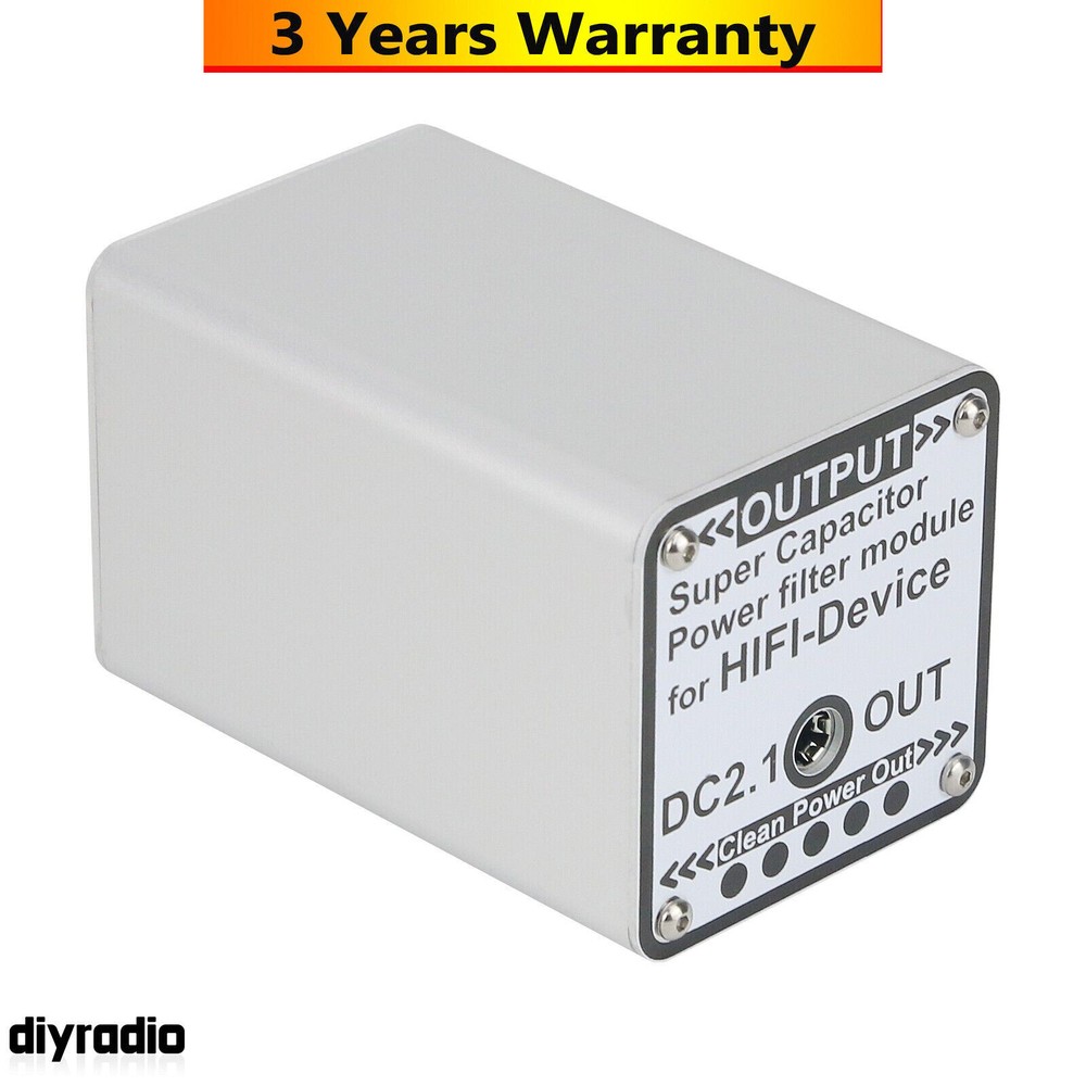 12V 5F Super Capacitor Power Filter Module for Hifi Line Filter EMI Filter DC2.1