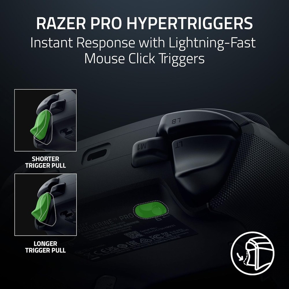 Razer - Wolverine V3 Pro Wireless Gaming Controller for Xbox Series, PC-Black