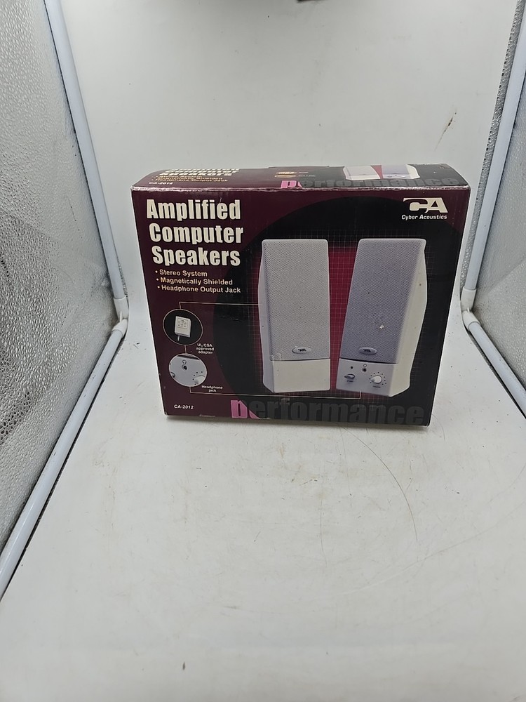 7" CYBER ACOUSTICS 2 PEICE SPEAKER SET