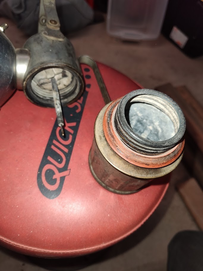 Antique Miners Carbide Lantern Unknown Maker