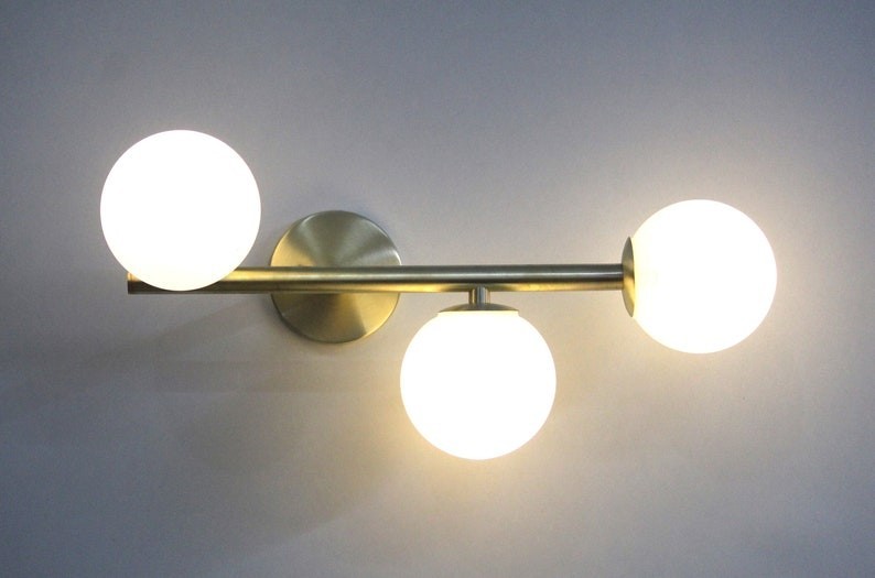 Mid Century  Brass wall lamp Spotlight – Wall Mounted Elegance
