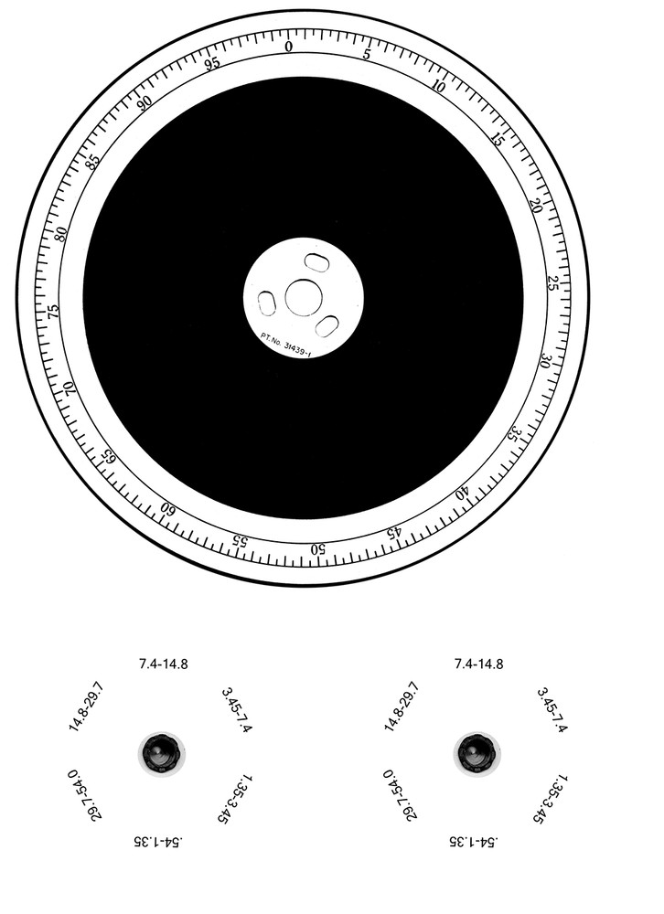 HAMMARLUND SP-600 FRONT-PANEL KIT DIAL/METER OVERLAYS NEW PLASTIC DISCS