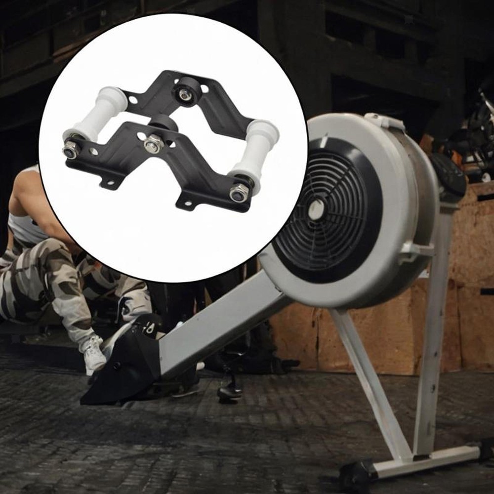 Rowing Machine Sliding Part Rowing Machine Seat Rack Multiuse Metal Base Workout