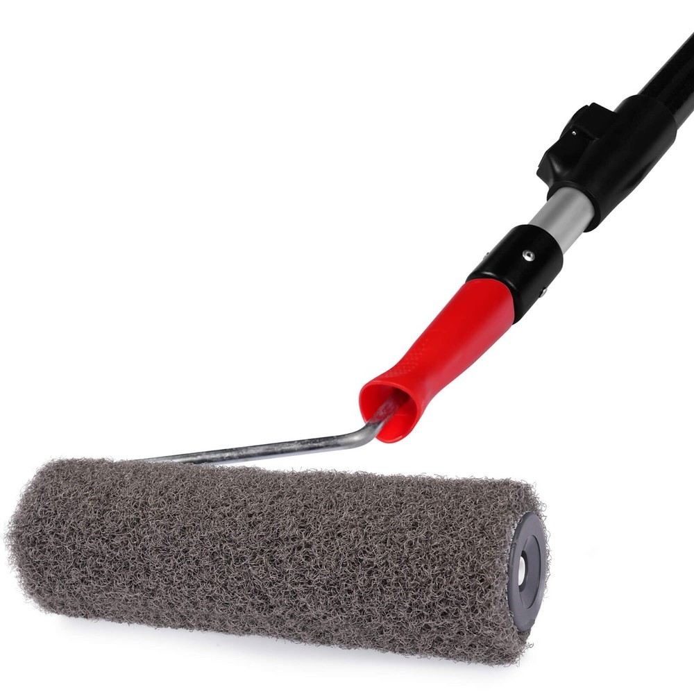 LEVEL5 9" Drywall Compound Roller w/ Frame + 37" - 63" Extendable Handle | 5-801