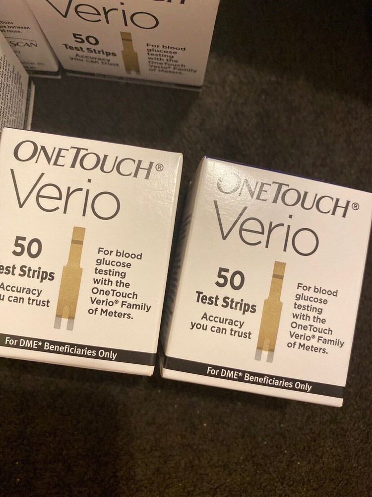 100 One Touch Verio strips exp 9/2025