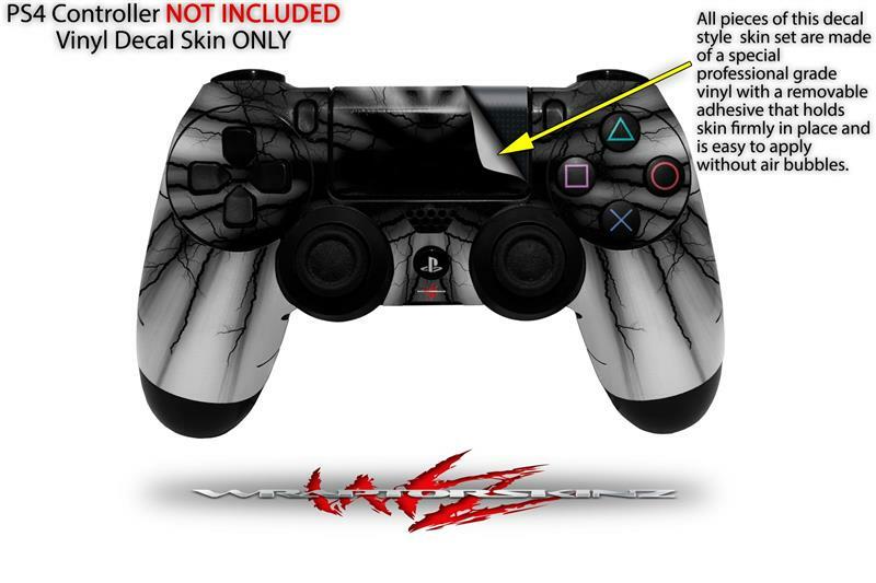 Skin for Playstation 4 Sony PS4 Controller Lightning Black